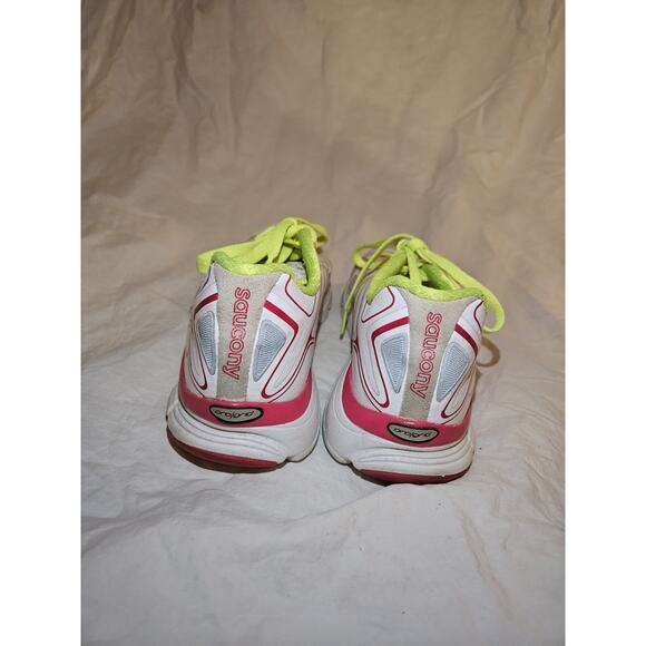Saucony Kinvara 3 Progrid Women US 7.5 Running Shoes White Pink Yellow - Picture 4 of 8
